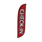 Feather Flag Banner LookOurWay de 3,7 m de altura para promoções comerciais