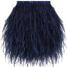 Feather Trim Soarer, azul marinho, avestruz, 4-5 cm, 2 m, 1,5 camadas