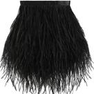 Feather Trim Soarer Black Ostrich 4-5 cm 2m para costurar DIY