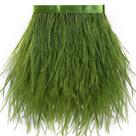 Feather Trim Soarer, verde limão, avestruz, 2 jardas, 13-18 cm