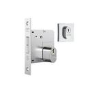 Fechadura 1006 Para Porta De Correr Cromado Externa - Stam