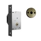 Fechadura 1008 Trava Auxiliar Tetra Chave para Porta Correr e Bater Roseta Redonda Antique 30mm Stam Fechadura 1008 Trava Auxiliar Tetra Chave para Porta Correr e Bater Roseta Redonda Antique 30mm Stam