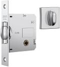 Fechadura 1025 t. rolete roseta quadrada wc cromada