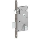 Fechadura 1039 Externa 40mm Inox escovado Arredondada lingueta Cheia TAI 3352B Haga