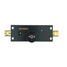 Fechadura 3f 1112 tetra 4 chaves trava central porta enrolar preto Fechadura 3f 1112 tetra 4 chaves trava central porta enrolar preto