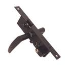Fechadura 3f 522/11250 preto perfil estreito macaneta alav
