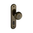 Fechadura 400 Com Espelho Bronze Oxidado Externa