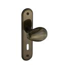 Fechadura 404 com Espelho Bronze Oxidado Interna