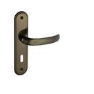 Fechadura 406 com Espelho Bronze Oxidado Interna