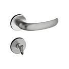 Fechadura 406 com Roseta Cromo Acetinado Banheiro