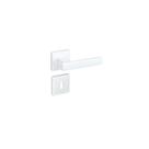 Fechadura 408 com Roseta Branco Interna