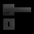 Fechadura 408 com Roseta Preto Interna