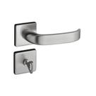Fechadura 413 com Roseta Cromo Acetinado Banheiro
