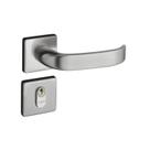 Fechadura 413 com Roseta Cromo Acetinado Externa
