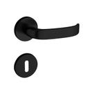 Fechadura 413 com Roseta Preto Interna