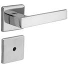 Fechadura 450 Zamac para Banheiro ST140 Roseta 336 em Inox Cromado - 18036008-3 - LA FONTE Fechadura 450 Zamac para Banheiro ST140 Roseta 336 em Inox Cromado - 18036008-3 - LA FONTE