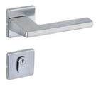 Fechadura 451 St2 55mm Escovada Roseta Quadrada Lafonte