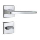 Fechadura 451 St2 55mm Escovada Roseta Quadrada Lafonte