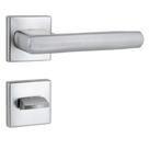 Fechadura 454 St2 55mm Escovada Roseta Quadrada Lafonte
