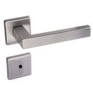 Fechadura 455 St2 55mm Escovada Roseta Quadrada Lafonte