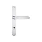 Fechadura 600/11 Espelho Inox Estreita Porta De Ferro Tetra - Stam