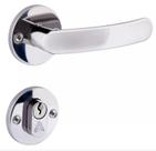 Fechadura Aliança Externa 2600/11 Inox Premium 40mm Madeira