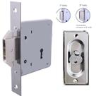 Fechadura Arouca 4006 Interna Porta de correr Chave Dobravel Com Concha