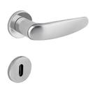 Fechadura Arouca Interna Polo 40mm Roseta Cromado Escovado
