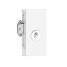 Fechadura asa de aviao inox polido roseta redonda haga 4569 Fechadura asa de aviao inox polido roseta redonda haga 4569