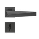 Fechadura Ascot Grafite Escovado Banheiro