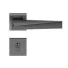 Fechadura Ascot Grafite Polido Externa