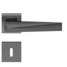 Fechadura Ascot Grafite Polido Interna Rosa Pado