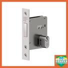 Fechadura Auxiliar para Porta 4540 Meio Cilindro Cromada 40mm 3F