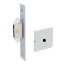 Fechadura Banheiro 623 Porta de Correr Asa de Avião 45mm Ros529 Cromo Acetinado Haga Fechadura Banheiro 623 Porta de Correr Asa de Avião 45mm Ros529 Cromo Acetinado Haga