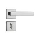 Fechadura Banheiro Concept RQ1 408 Roseta Quadrada Cromado Pado