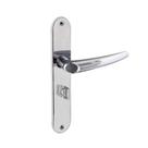 Fechadura Banheiro Mecânica Embutir Aliança F-2800/46 IP - Para Porta de Madeira 25 e 35mm