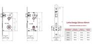 Fechadura Banheiro Roseta Quadrada Cromada Design - 3f