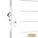 Fechadura Bico Papagaio Porta Correr Stam 901 Gorje - Branco Fechadura Bico Papagaio Porta Correr Stam 901 Gorje - Branco