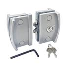 Fechadura Blindex Porta Vidro Correr 3530 Vv Completa Fosco