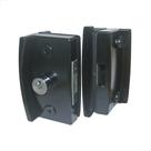 Fechadura Blindex Porta Vidro Correr 3530 Vv Completa Preto