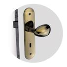 Fechadura Bora Interna Espelho Antique Brass 40mm Soprano Fechadura Bora Interna Espelho Antique Brass 40mm Soprano