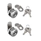 Fechadura Cam Lock para Armário NIANNIAN 16 mm em Aço Inoxidável, 2 Peças Fechadura Cam Lock para Armário NIANNIAN 16 mm em Aço Inoxidável, 2 Peças