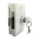Fechadura Central Para Porta De Vidro De Abrir 3210 Branco