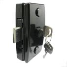 Fechadura Central Para Porta De Vidro De Abrir 3210 Preto