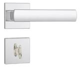 Fechadura Chave Fixa 823/35 Roseta Quadrada Cromado Stam Fechadura Chave Fixa 823/35 Roseta Quadrada Cromado Stam