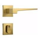 Fechadura Classic 3200 Roseta Quadrada Gold Externa Stam Fechadura Classic 3200 Roseta Quadrada Gold Externa Stam