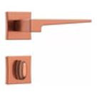 Fechadura Classic 3200 Roseta Quadrada Rose Banheiro Stam Fechadura Classic 3200 Roseta Quadrada Rose Banheiro Stam