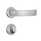 Fechadura Classic 3900 Banheiro Roseta Redonda Inox Escovado 55mm Stam
