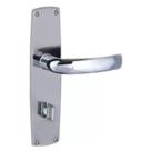 Fechadura Classic para Banheiro 3800/34 Espelho Cromado 55mm Aliança