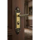 Fechadura Colonial 40mm Externa Porta Madeira Segurança Médi